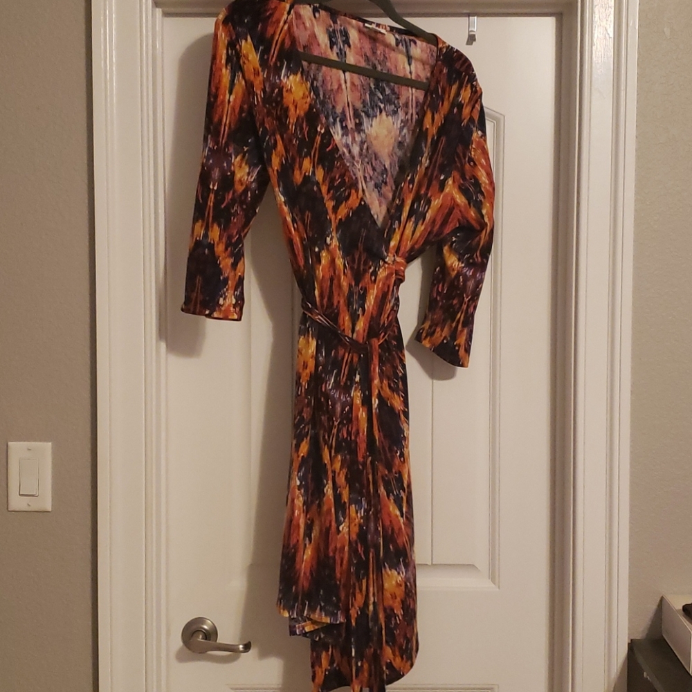 Lularoe Michelle  wrap  dress 2xl